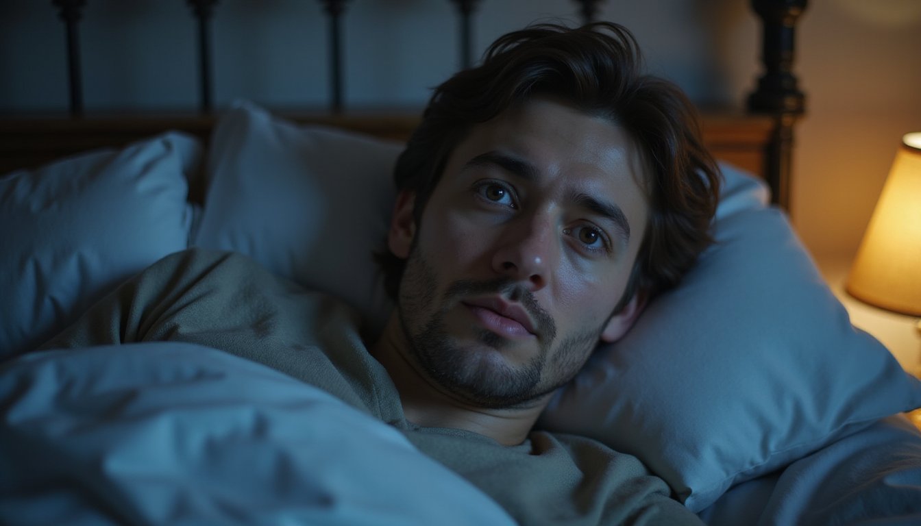 nighttime anxiety triggers racing thoughts